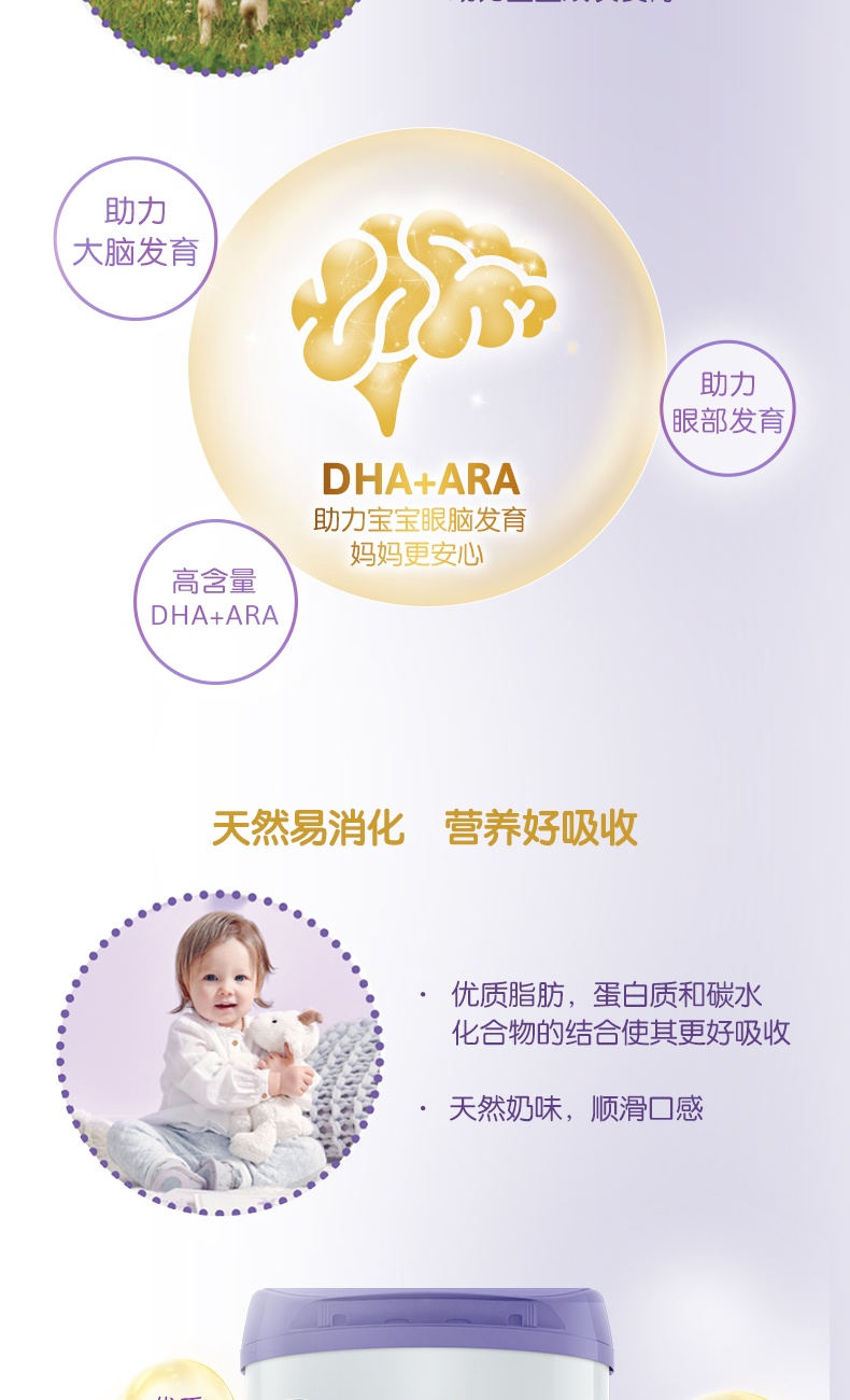 商品Biostime|澳版Biostime合生元 婴幼儿羊奶粉 1段 800g/罐（澳洲直邮发货）,价格¥489,第4张图片详细描述