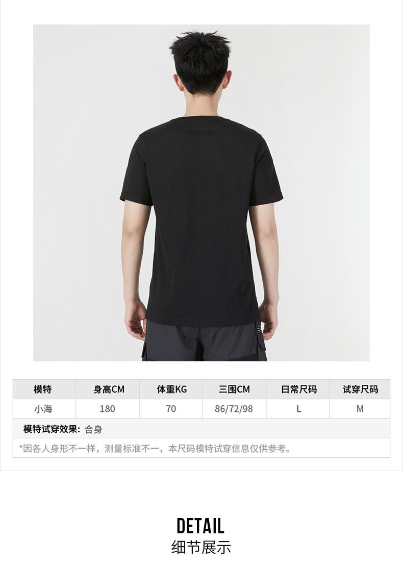 商品[国内直发] Adidas|U KH LOGO TEE男女运动休闲短袖T恤,价格¥196,第3张图片详细描述