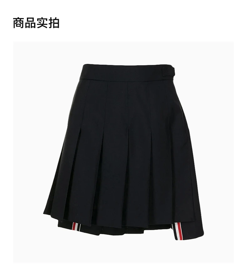 商品[国内直发] Thom Browne|THOM BROWNE 深蓝色女士半裙 FGC402V-02872-415,价格¥6507,第4张图片详细描述