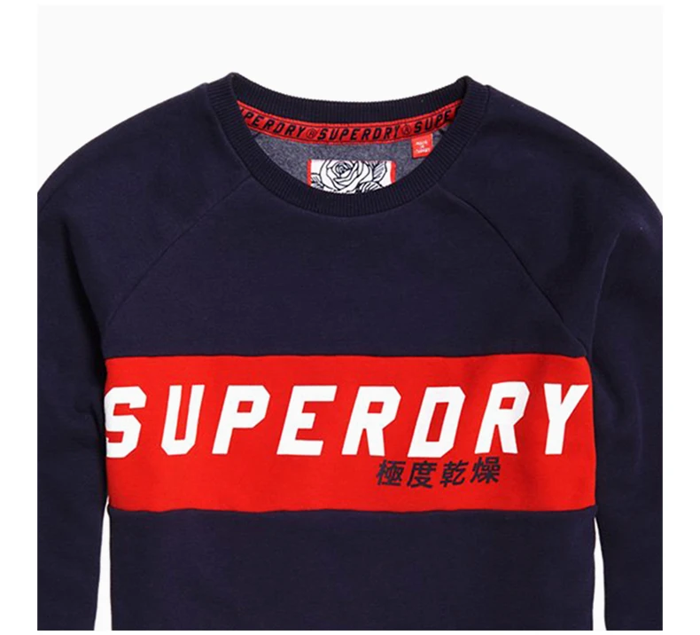 商品[国内直发] Superdry|SUPERDRY 海军蓝女士卫衣/帽衫 G20141SQ-JEF,价格¥140,第8张图片详细描述