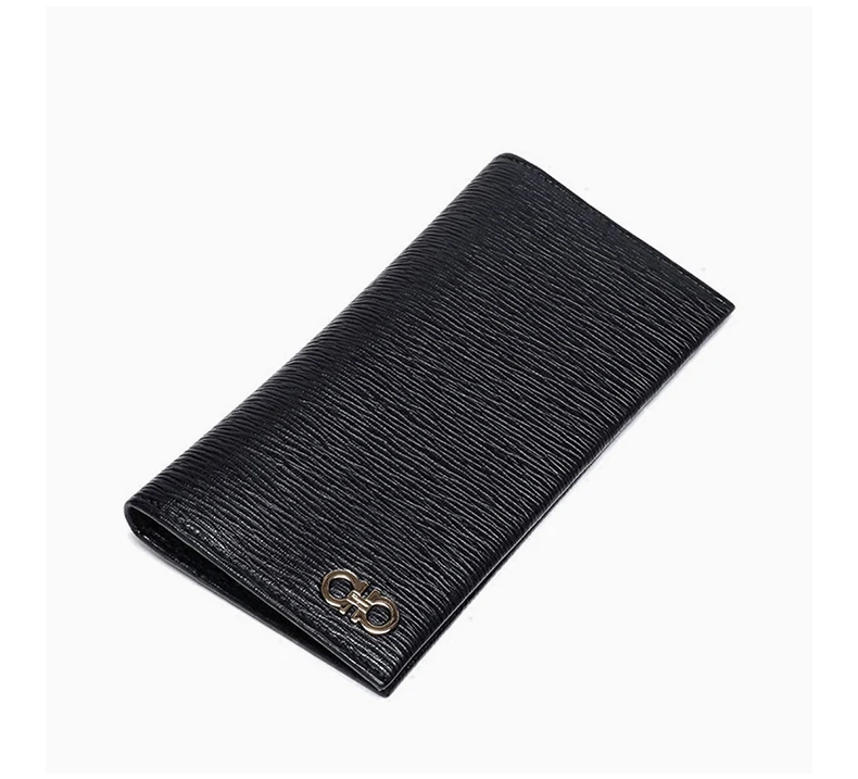 商品[国内直发] Salvatore Ferragamo|Salvatore Ferragamo 菲拉格慕 男士黑色小牛皮钱包 66-A071-0686028,价格¥2109,第4张图片详细描述