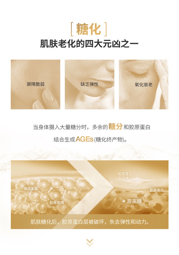 商品[国内直发] COCOCHI|COCOCHI COSME AG抗糖水乳护肤套装 爽肤水精华乳套装 小金水170ml+小金乳130ml,价格¥798,第6张图片�详细描述