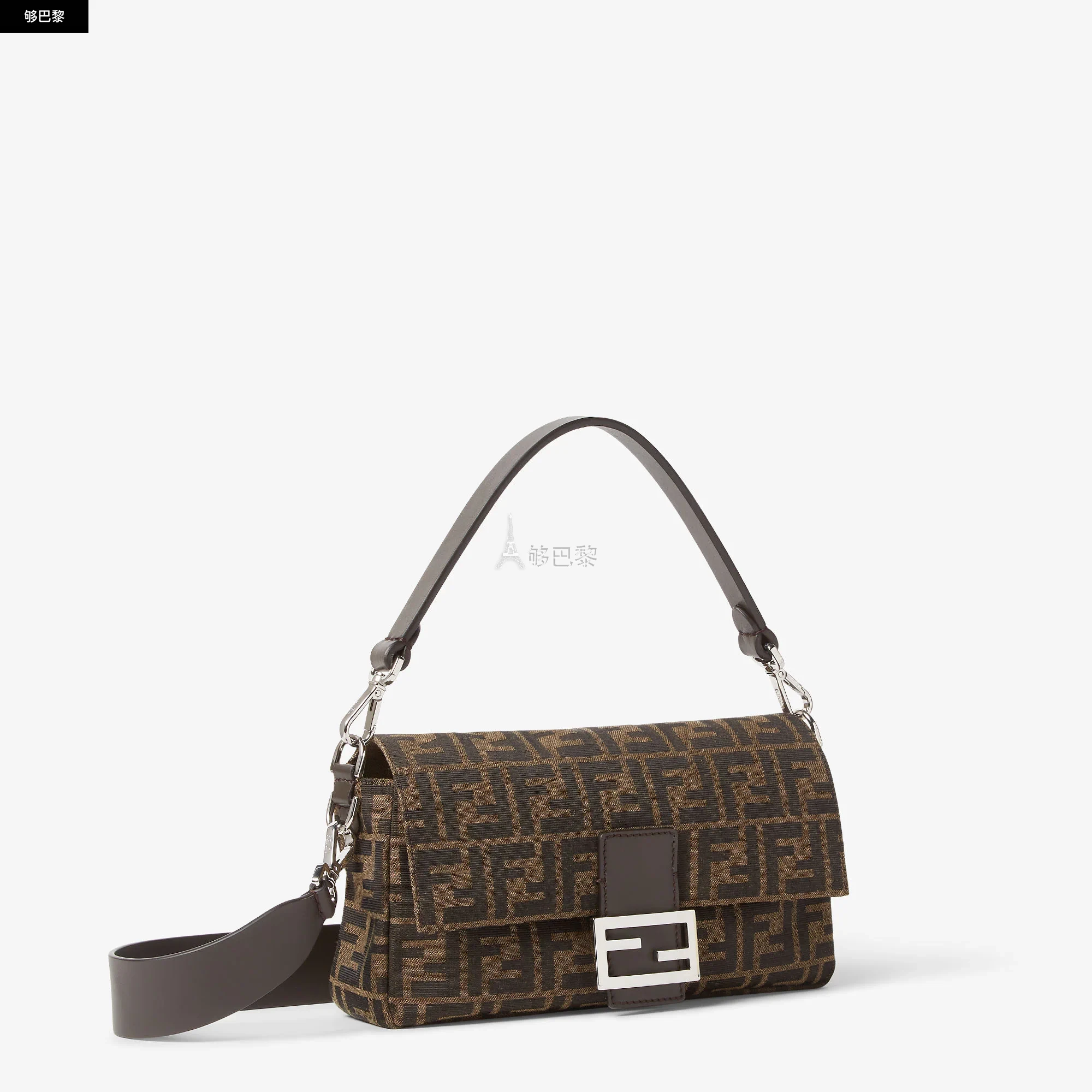 商品Fendi|【预售】 芬迪 25春夏 女士 手提包 Baguette手袋 8BR600AFPMF1QI1 ,价格¥26541,第4张图片详细描述