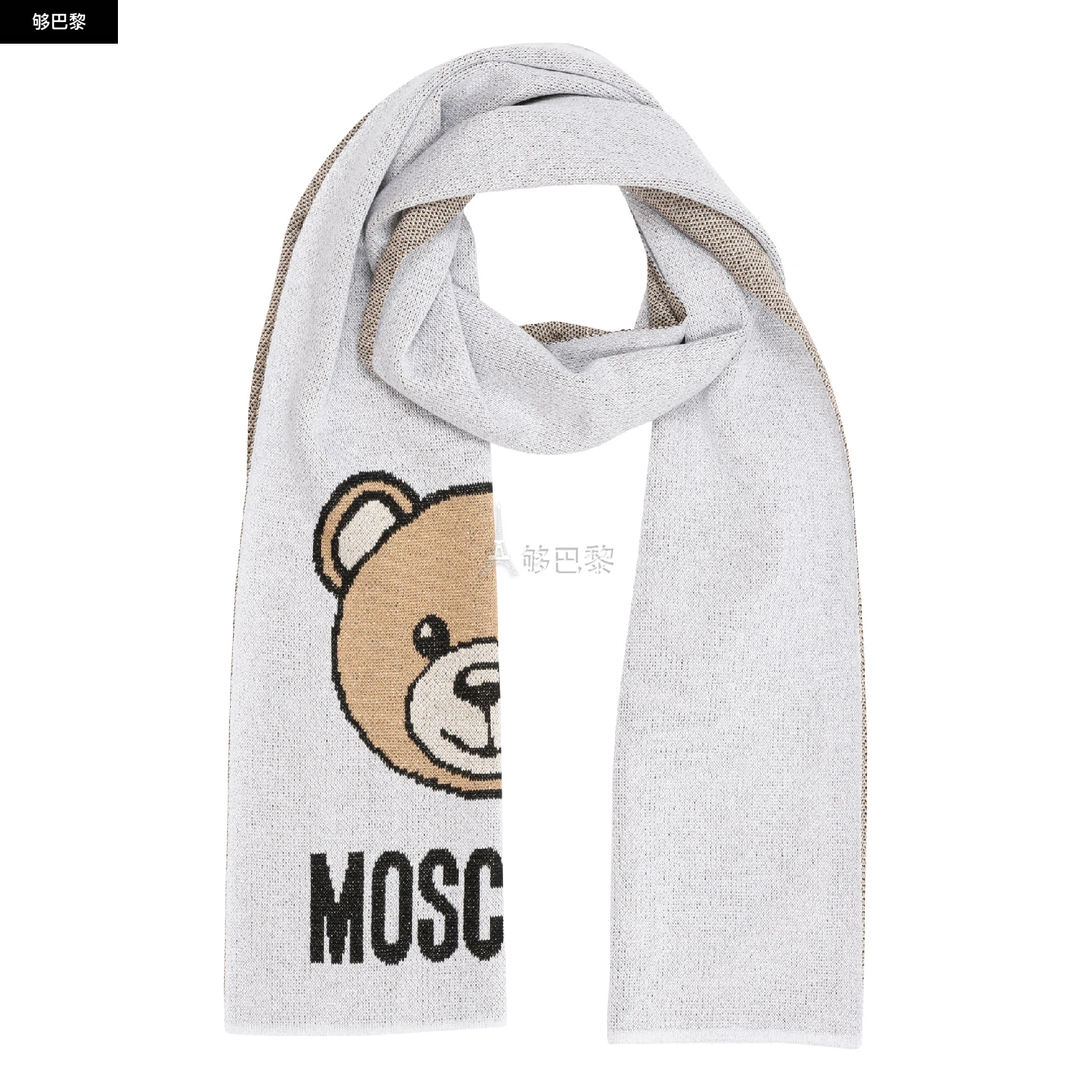 商品Moschino|【特惠9.6折】【预售】 2023秋冬 女士 围巾 围巾 2275424  3066MM2345001 ,价格¥1436,第3张图片详细描述