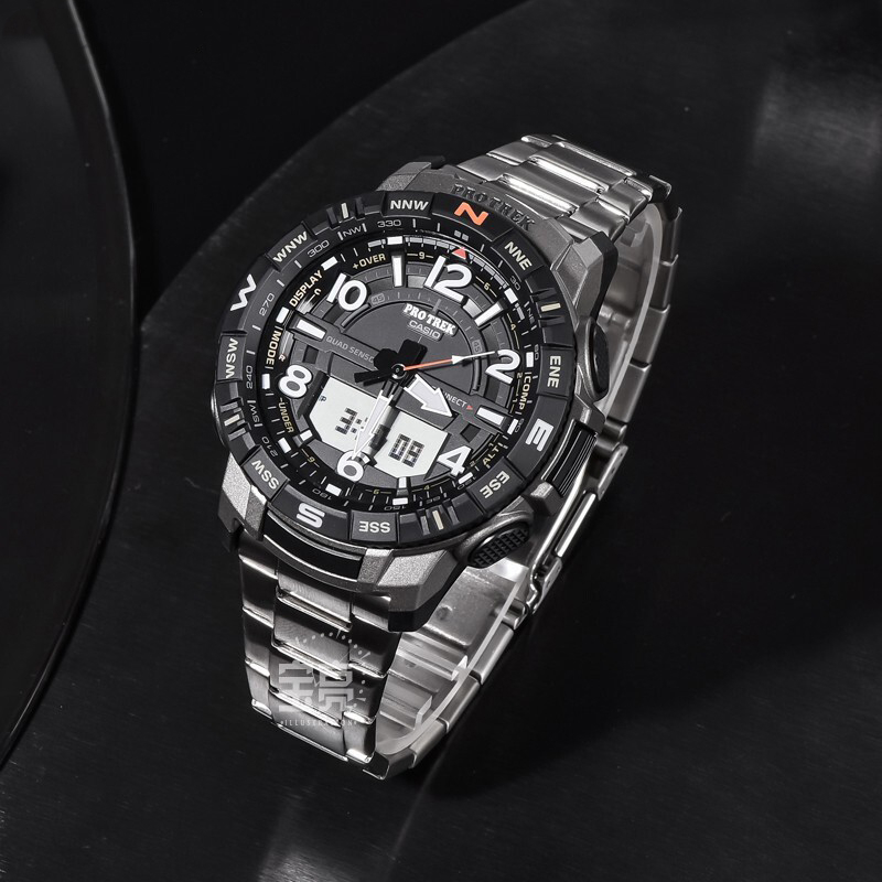 商品[国内直发] Casio|卡西欧高端登山系列PROTREK PRT-B50T-7 每日闹铃 整点响报 全自动日历 12/24小时时制 耐低温（-10℃） 指针闪避功能,价格¥1677,第1张图片详细描述