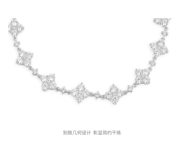 商品apm Monaco|APM Monaco闪耀可调节手链银白色气质手链 AB4543OX  礼盒装 香港直邮,价格¥1580,第5张图片详细描述