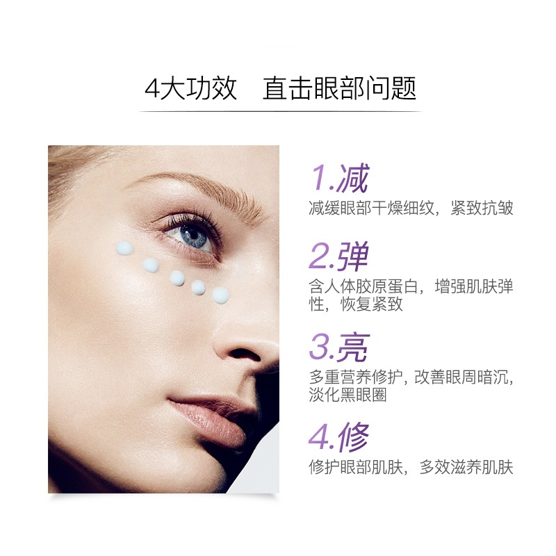 商品[国内直发] L'Oreal Paris|欧莱雅玻尿酸玻色因紫熨斗全脸眼霜,价格¥290,第6张图片详细描述