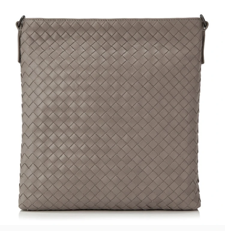 商品[国内直发] Bottega Veneta|Bottega Veneta 葆蝶家 灰色真皮男士单��肩包276357-V465C-1569,价格¥10272,第6张图片详细描述
