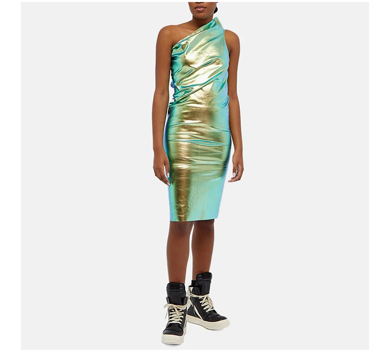 商品[国内直发] Rick Owens|RICK OWENS 银色女士连衣裙 RP01C5515-SLQI-35I,价格¥3226,第5张图片详细描述