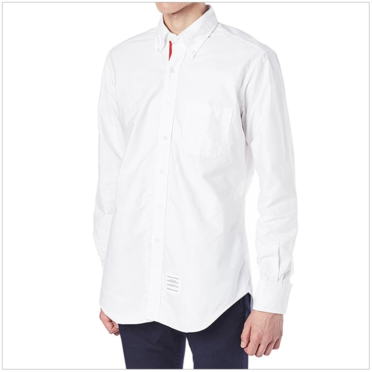 商品Thom Browne|THOM BROWNE 白色男士衬衫 MWL010E-00139-100,价格¥2367,第5张图片详细描述