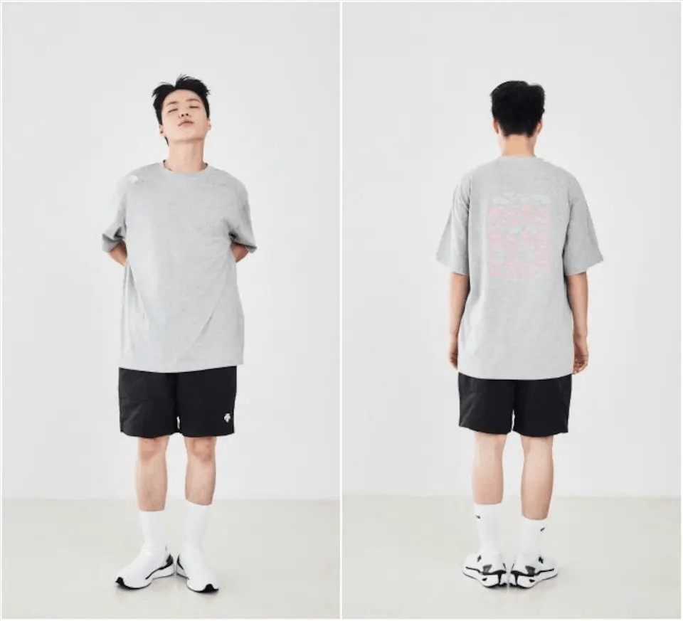 商品DESCENTE|【享贝家】DESCENTE 迪桑特 卡通图案短袖T恤 白色 SM323OTS71-WHT（现采购商品，下单后12天内发货）,价格¥377,第6张�图片详细描述