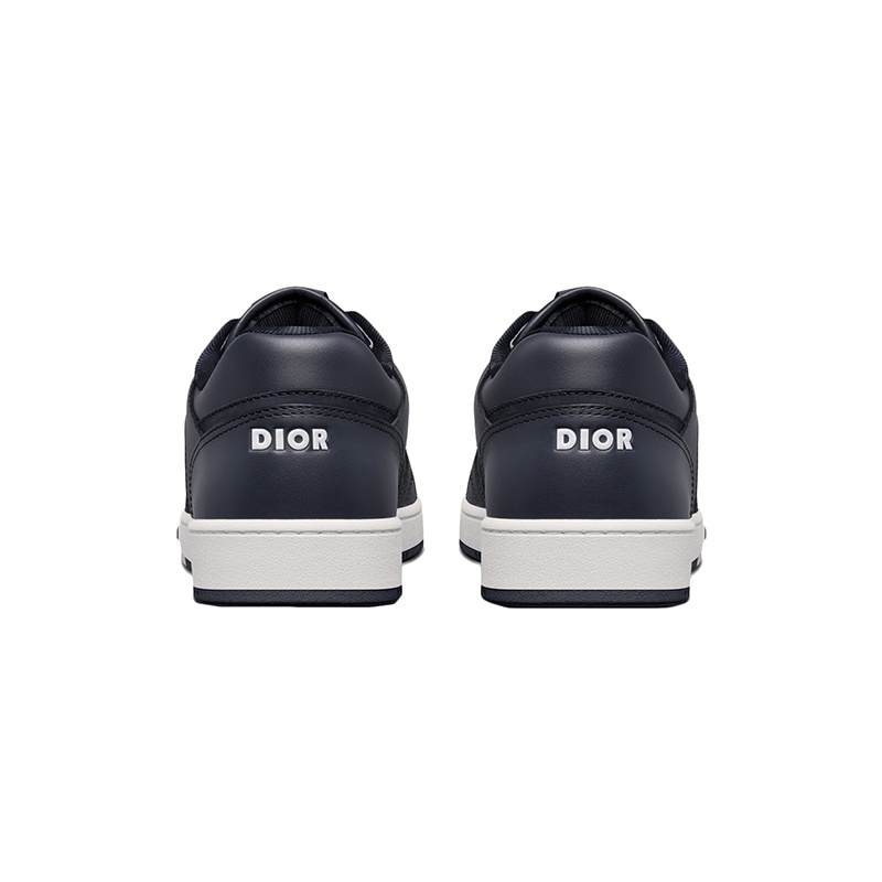 商��品Dior|迪奥 23新款 B27男海军蓝牛皮革帆布休闲低帮运动鞋,价格¥7921,第5张图片详细描述