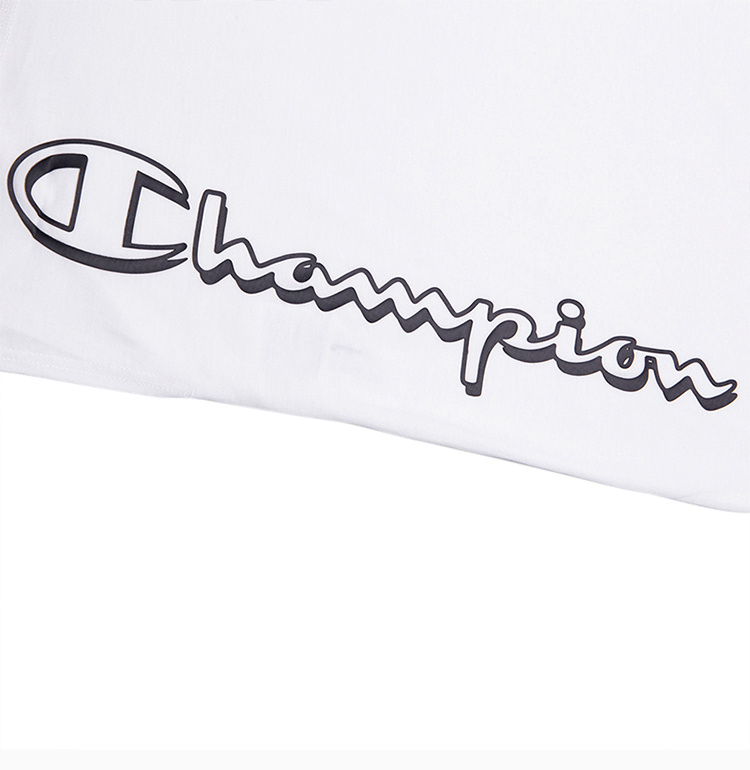 商品CHAMPION|Champion 女士白色棉T恤 111439-WW001,价格¥127,第9张图片详细描述