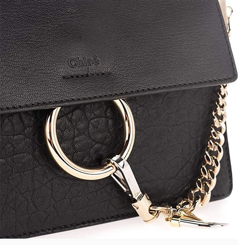 商品[国内直发] Chloé|CHLOE' 女士黑色小牛皮斜挎包 CHC20SS202-C27-001,价格¥8490,第8张图片详细描述