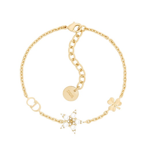 商品Dior|【现货】迪奥  Clair D Lune金属水晶双层手链 B1039CDLCY_D301,价格¥4298,第3张图片详细描述