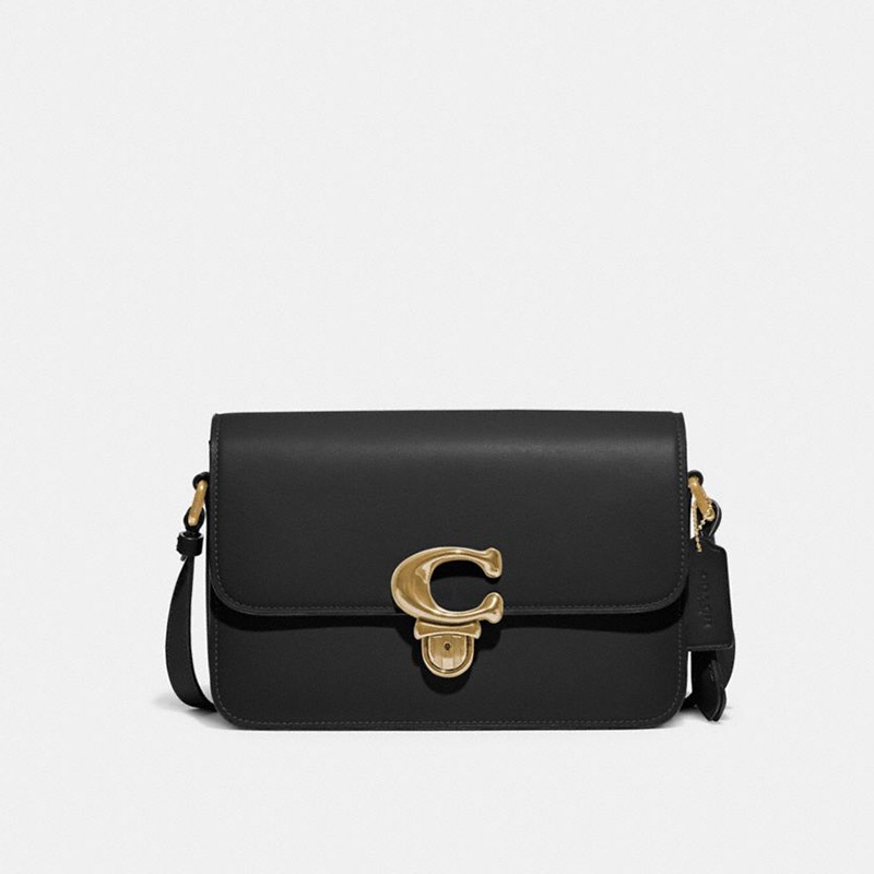 商品[国内直发] Coach|蔻驰 COACH 女士经典C标锁扣黑色单肩斜挎包,价格¥2289,第8张图片详细描述
