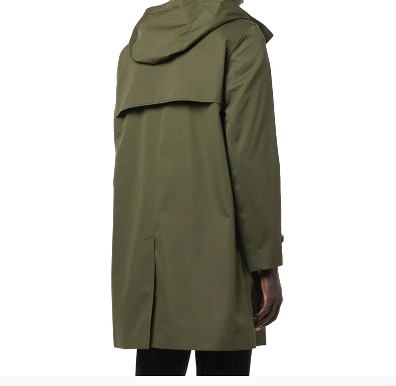 商品[国内直发] Burberry|BURBERRY 博柏利 男士绿色外套 8036374,价格¥12358,第7张图片详细描述