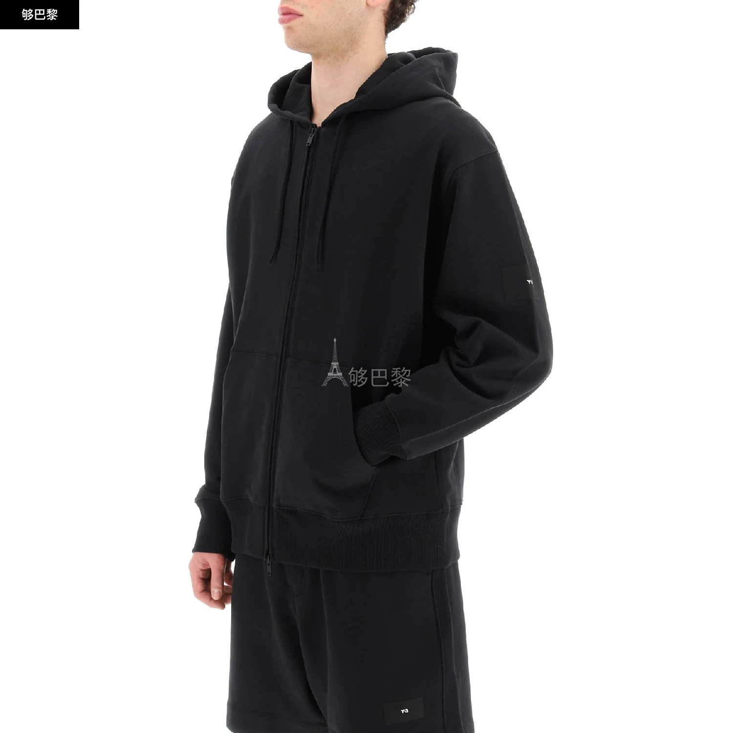 商品Y-3|【特惠8.8折】【预售】 2023春夏 男士 卫衣 卫衣 1862898  H44785BLACK ,价格¥2990,第6张图片详细描述