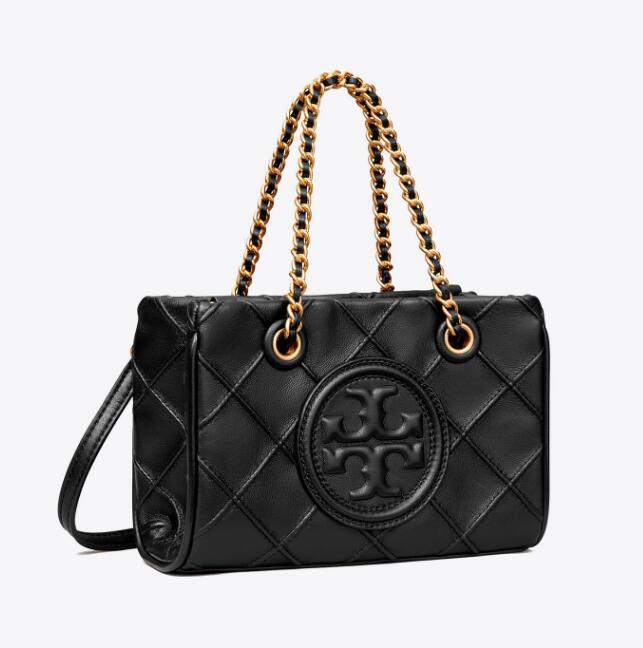 商品Tory Burch|汤丽柏琦 FLEMING女士迷你柔皮链条手提斜跨托特包152334（香港仓发货）,价格¥3515,第18张图片详细描述