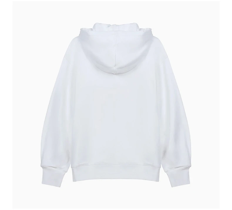 商品Moschino|MOSCHINO 女士白色印花棉质连帽卫衣 DA1710-0427-1001,价格¥1448,第5张图片详细描述