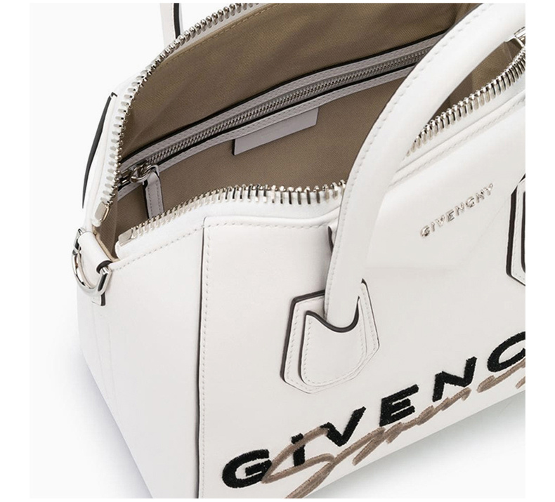 商品[国内直发] Givenchy|Givenchy 纪梵希 白色牛皮ANTIGONA中号女士手提包 BB500CB0LZ-100,价格¥10925,第5张图片详细描述