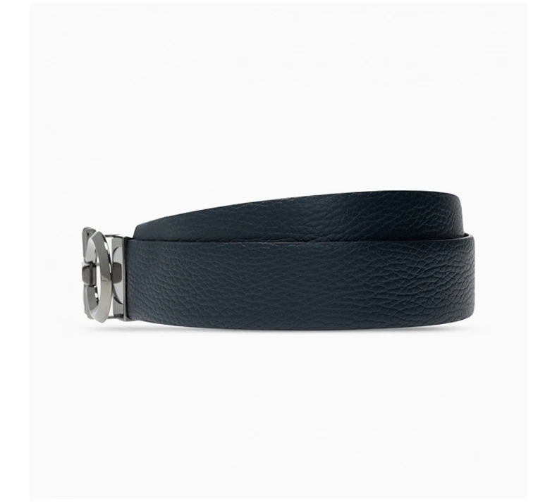 商品[国内直发] Salvatore Ferragamo|SALVATORE FERRAGAMO 男士黑色皮革腰带 67-9939-735908【包装随机，部分无包装盒】,价格¥2469,第5张图片详细描述