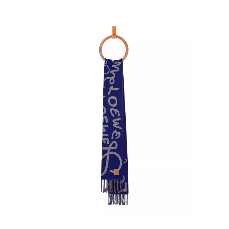 商品Loewe|【包税】LOEWE/罗意威  早秋 羊毛和羊绒  围巾   F000487XDT,价格¥3462,第3张图片详细描述
