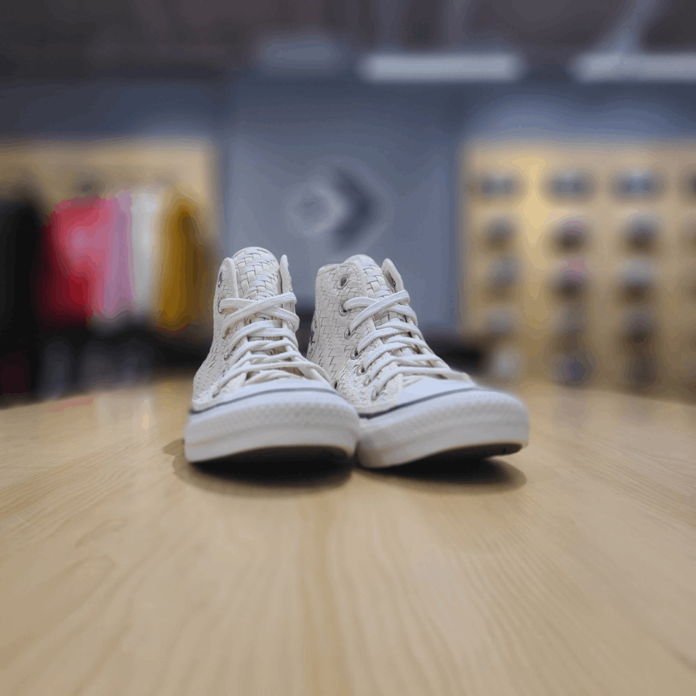 商品【预售商品15天发货】 Converse|【韩国直邮|包邮包税】匡威 女士 CHUNK TAYLOR All Star Tonal Weaving White 运动鞋 171075C,价格¥558,第3张图片详细描述
