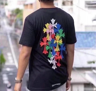 商品Chrome Hearts|彩色图案黑T,价格¥3435,第1张图片详细描述