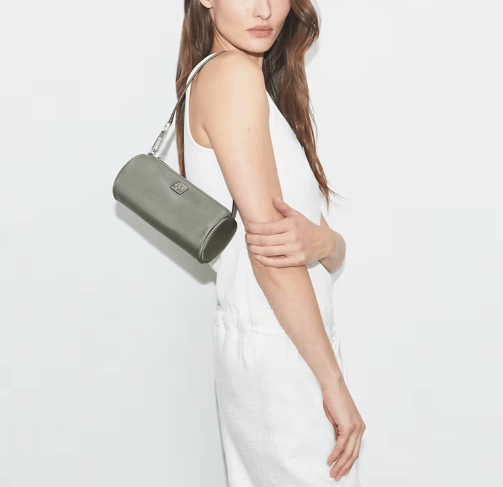 商品Tory Burch|汤丽伯奇女士Virginia 圆筒包手提单肩包（香港仓发货）,价格¥1496,第13张图片详细描述