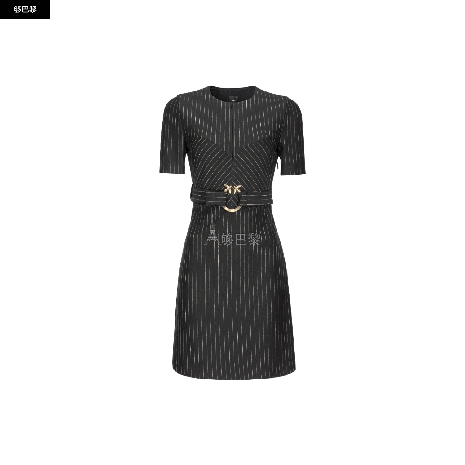 商品PINKO|【特惠4.9折】【预售】 2023秋冬 女士 连衣裙 半身裙 2546832  102290A1APZC3 ,价格¥2143,第3张图片详细描述