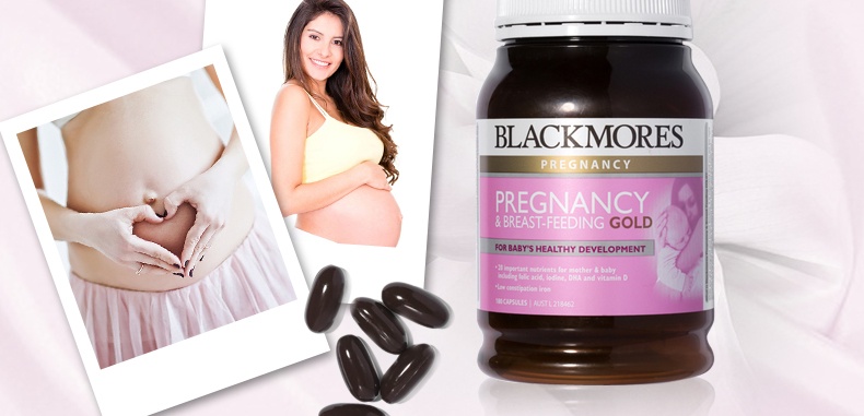 商品Blackmores|澳洲Blackmores孕妇黄金素澳佳宝哺乳期孕前备孕营养维生素180粒,价格¥205,第2张图片详细描述