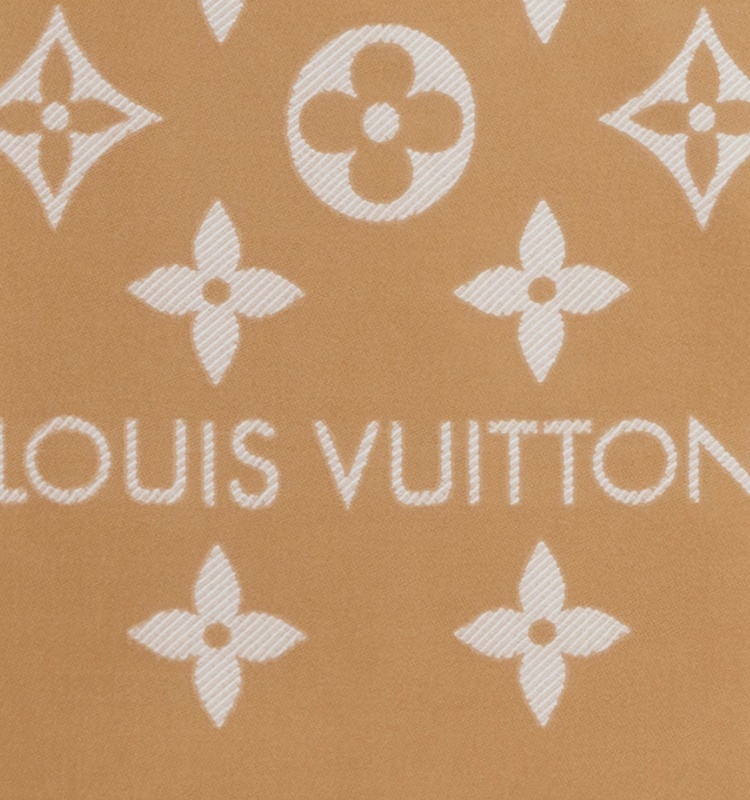 商品Louis Vuitton|Louis Vuitton 路易威登 女士浅褐色羊绒围巾M77728,价格¥5990,第6张图片详细描述