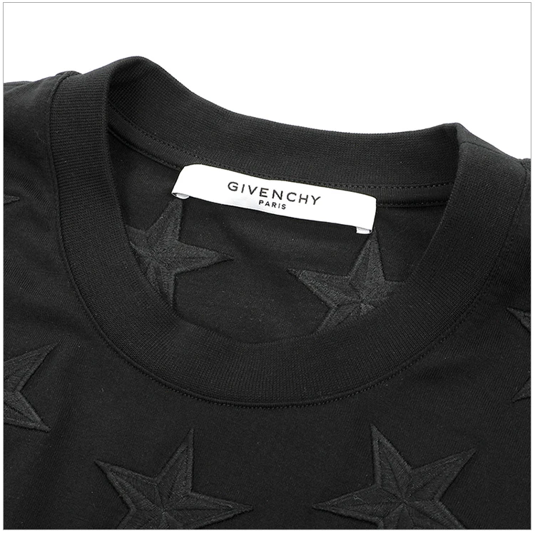 商品Givenchy|Givenchy 纪梵希 男士黑色短袖上衣 BM701L3Y03-001,价格¥2207,第15张图片详细描述