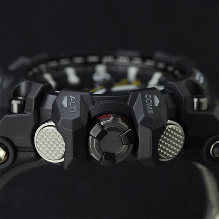 商品Casio|卡西欧（CASIO）手表 G-SHOCK 大泥王 男士温度气压感应太阳能指南针运动手表 电波石英表 GWG-1000-1A3-黑色-GWG-1000-1A3,价格¥2356,第3张图片详细描述