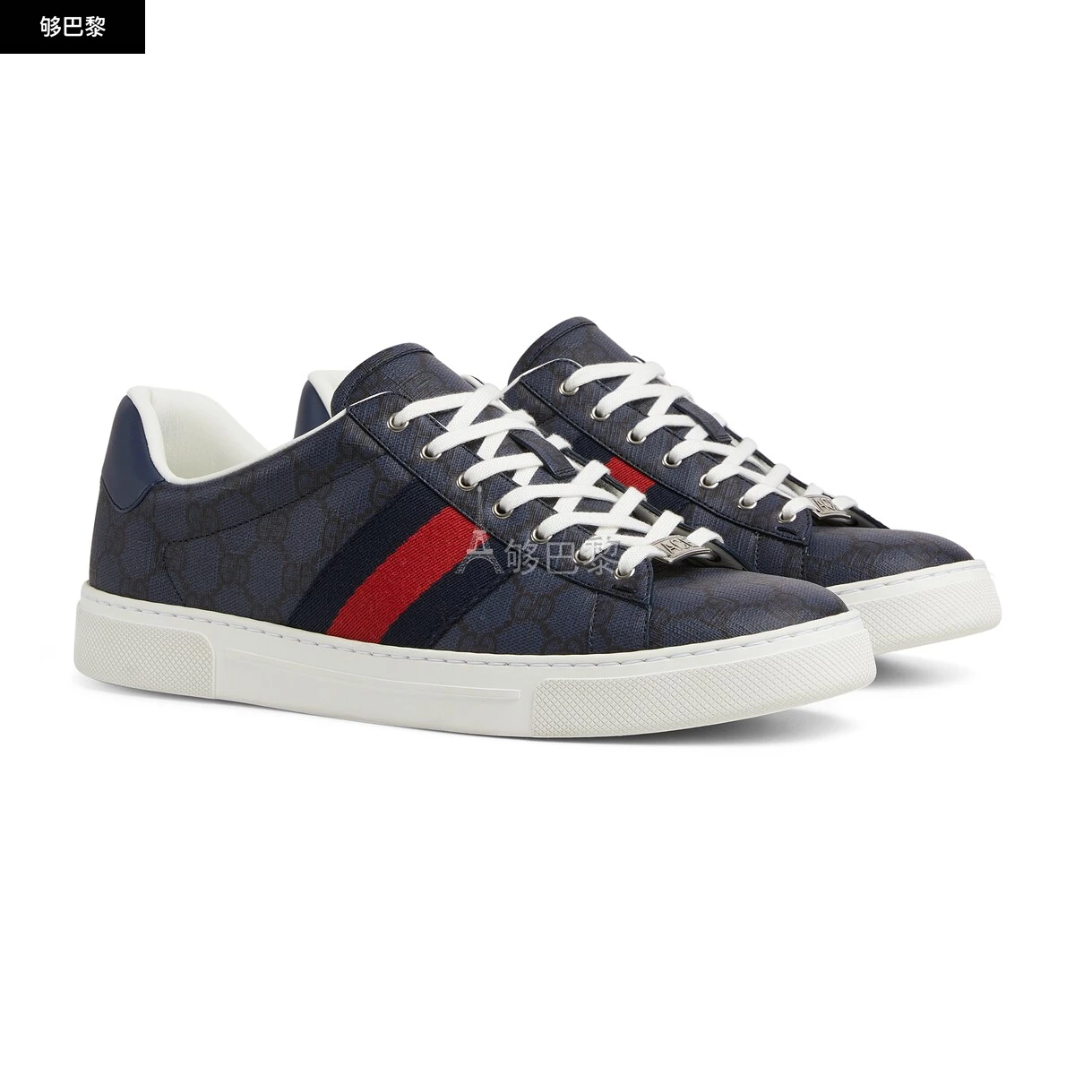 商品Gucci|【预售】 古驰 25春夏 男士 休闲运动鞋 GUCCI ACE系列饰织带男士运动鞋 760775 FAELM 8741 ,价格¥6798,第5张图片详细描述