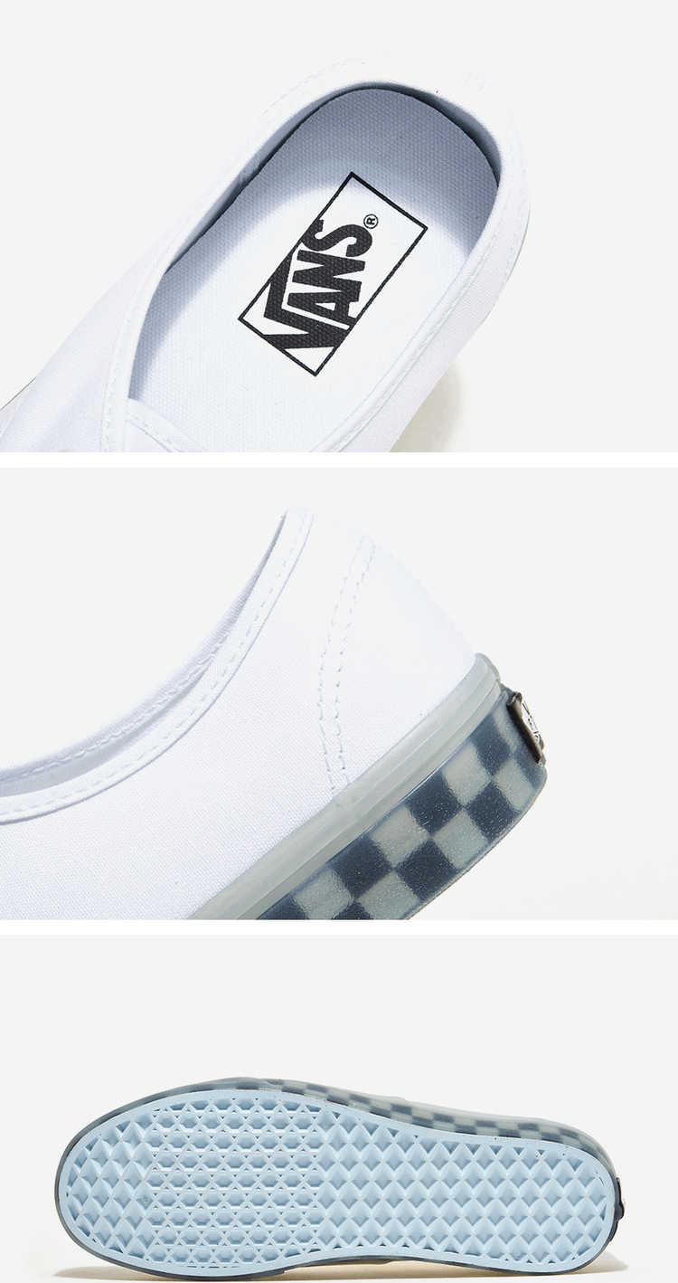 商品Vans|【Brilliant|包邮包税】万斯 AUTHENTIC  运动鞋 帆��布鞋  VN0A5KRDAVC (TRANSLUCENT) TRUE WHITE/DELICATE BLUE,价格¥407,第5张图片详细描述