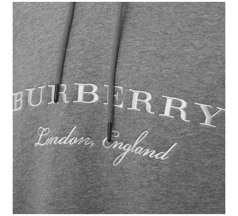 商品[国内直发] Burberry|BURBERRY 灰色男士卫衣/帽衫 8026526,价格¥3492,第5张图片详细描述