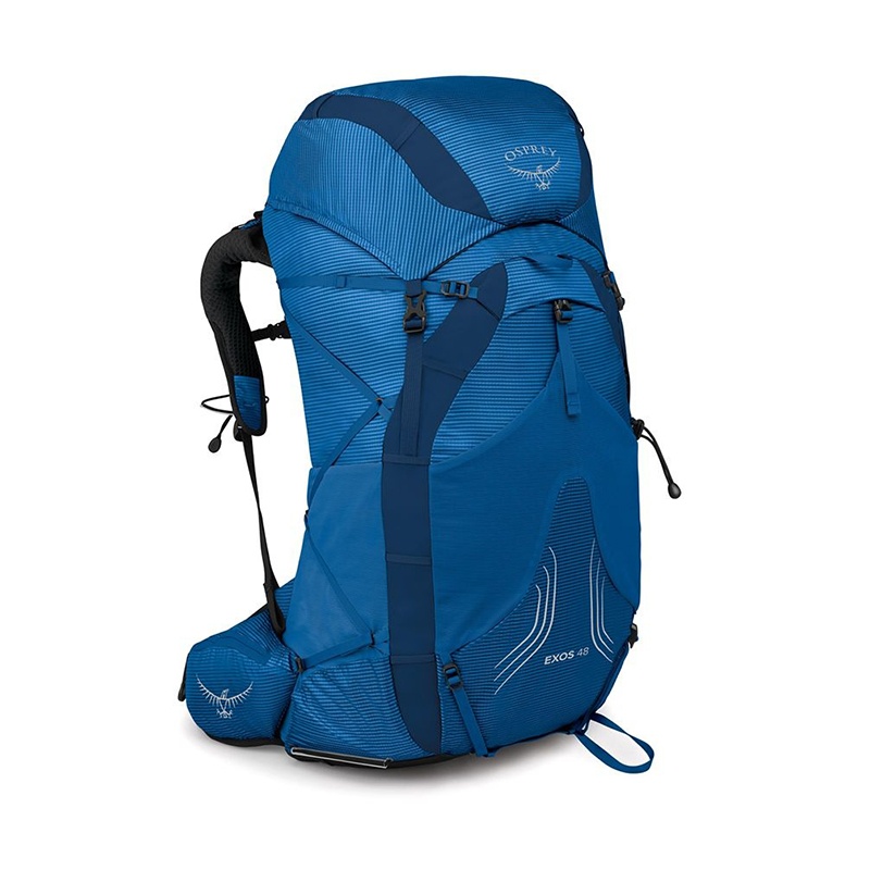 商品Osprey|【现货】小鹰EXOS飘逸系列男士多功能登山徒步旅行双肩包48L 蓝色 EXOS-48-BR,价格¥2458,第3张图片详细描述