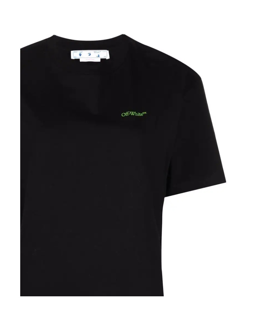商品Off-White|黑色箭头印花短袖棉OWAA089S22JER003-1084（澳门仓发货）,价格¥2513,第3张图片详细描述