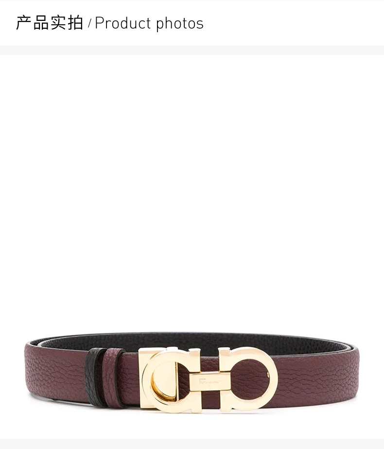 商品[国内直发] Salvatore Ferragamo|SALVATORE FERRAGAMO 红色女士腰带 23-A565-724805,价格¥2526,第4张图片详细描述