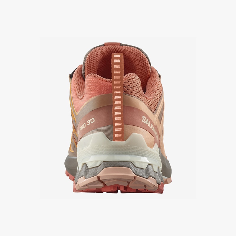 商品Salomon|SALOMON 24新款 XP3V系列女士褐色三文鱼色纺织越野跑鞋,价格¥1212,第3张图片详细描述