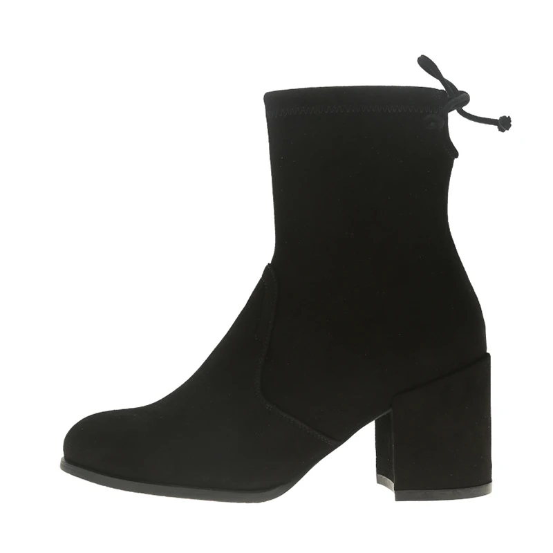 商品[国内直发] Stuart Weitzman|STUART WEITZMAN 黑色女士雪地靴 SHORTY-BLACKSUEDE,价格¥895,第1张图片详细描述