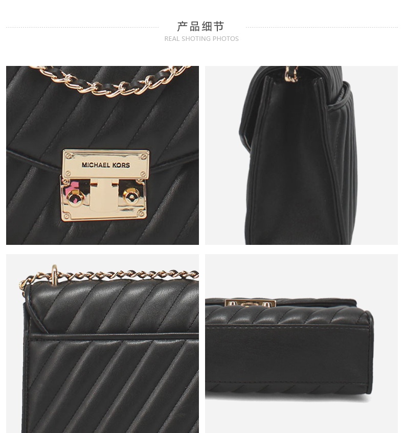 商品Michael Kors|迈克.科尔斯ROSE中号女士人造皮革单肩斜挎包,价格¥1612,第5张图片详细描述