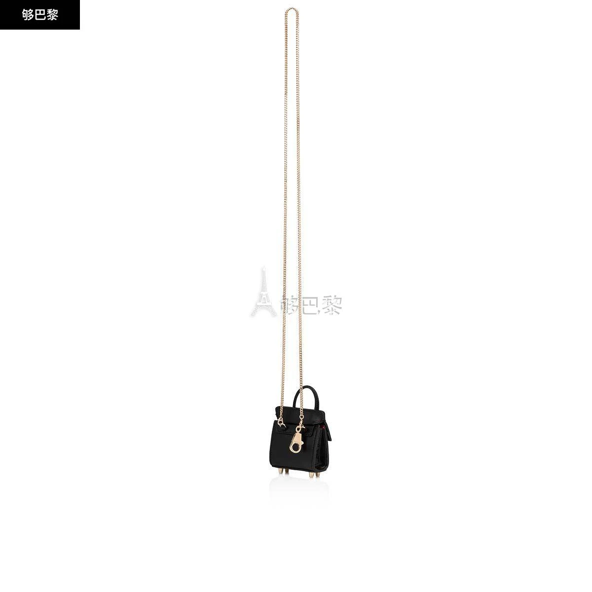 商品Christian Louboutin|包邮包税【预售7天发货】 CL红底鞋 23秋冬 女士 收纳包 Paloma Th Airpod 1225199BK01,价格¥6892,第7张图片详细描述