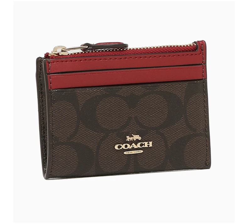 商品Coach|COACH 深棕色女士卡夹 88208IMRVQ,价格¥452,第5张图片详细描述