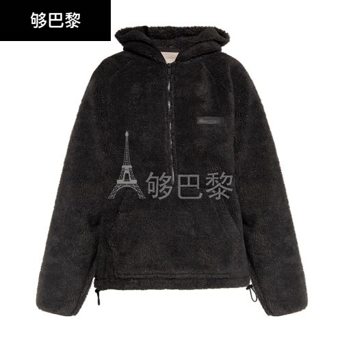 商品Fear of god|【预售】 女士 卫衣 徽标抓绒连帽衫  FGEF8EVVGRY,价格¥1785,第2张图片详细描述