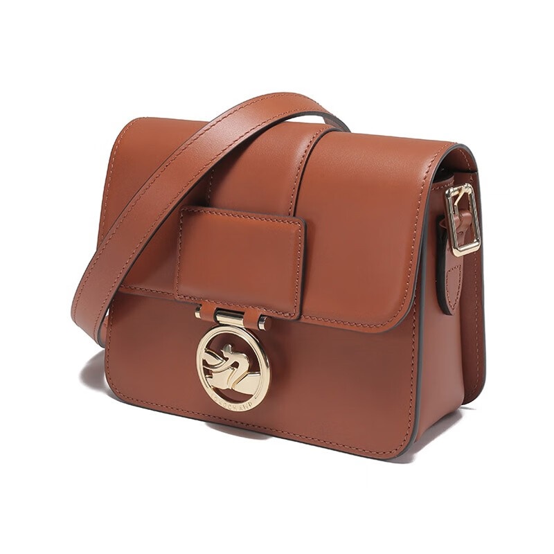 商品[国内直发] Longchamp|珑骧女包斜挎包女士ROSEAU系列 灰色皮质单肩斜挎包礼物送女友10174 HBX 504,价格¥3110,第9张图片详细描述