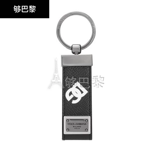 商品Dolce & Gabbana|【特惠8.7折】包邮包税【预售7天发货】 DOLCE & GABBANA 男士 钥匙扣 全幅 DG 印花小牛皮钥匙链  DXG2779BMUL,价格¥2525,第2张图片详细描述