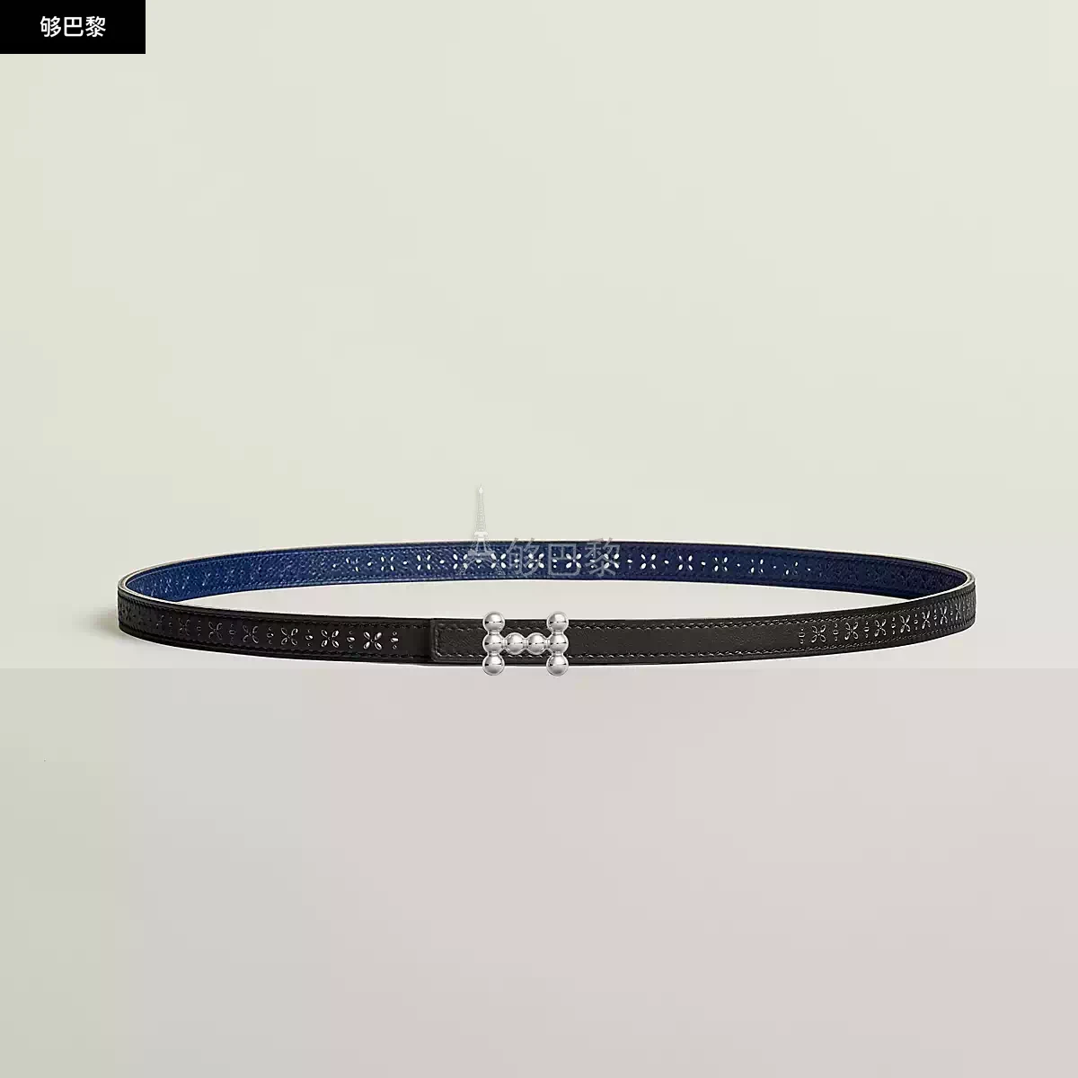 商品Hermes|【预售】 爱马仕 24秋冬 女士 腰带 Boucle de ceinture Bubble & Cuir de ceinture réversible 13 mm H010613UK05 | H010433CAAB,价格¥6392,第3张图片详细描述
